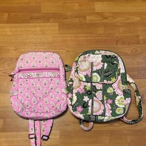 Vera Bradley Floral Backpack Lot of 2